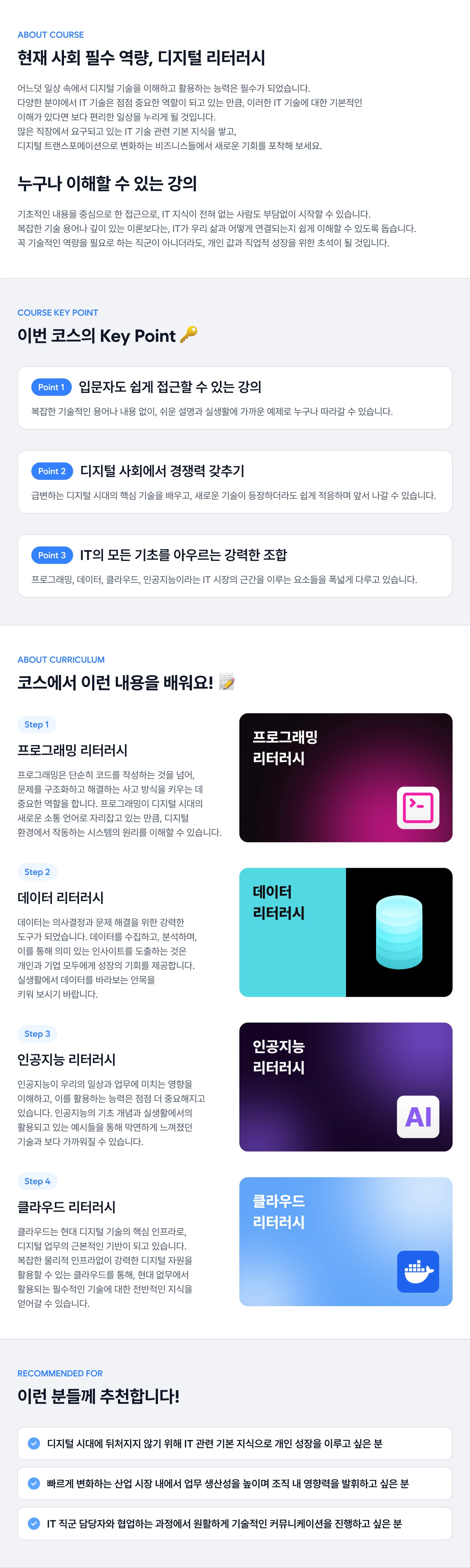 디지털 리터러시 로드맵 요약 이미지